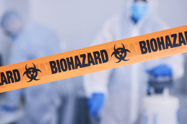 Professional Biohazard Cleanup technician working in Liberty, SC